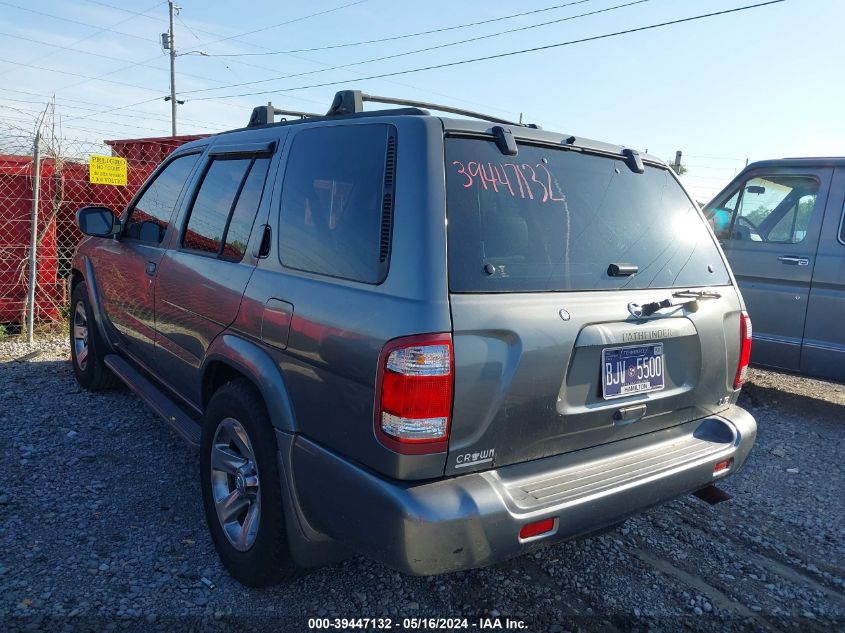 2004 Nissan Pathfinder Le Platinum VIN: JN8DR09X04W807455 Lot: 39447132