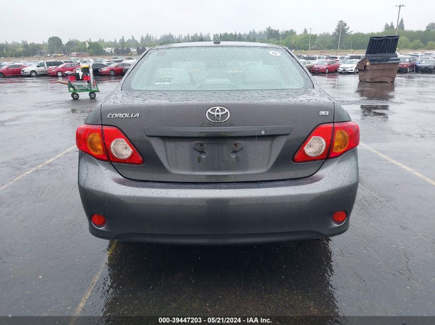 2009 Toyota Corolla Le VIN: JTDBL40E49J016471 Lot: 39447203