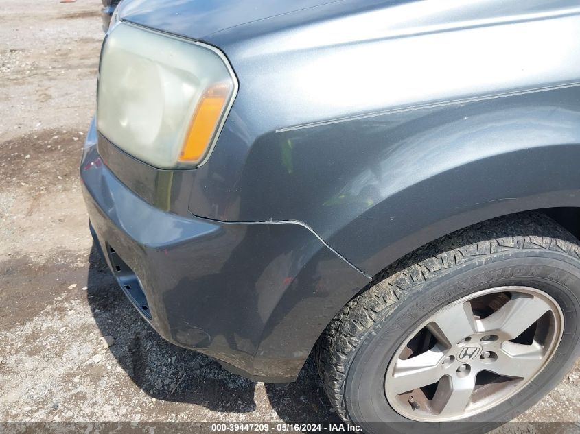 2011 Honda Pilot Ex-L VIN: 5FNYF3H74BB002522 Lot: 39447209