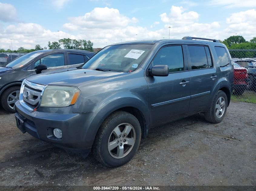 2011 Honda Pilot Ex-L VIN: 5FNYF3H74BB002522 Lot: 39447209