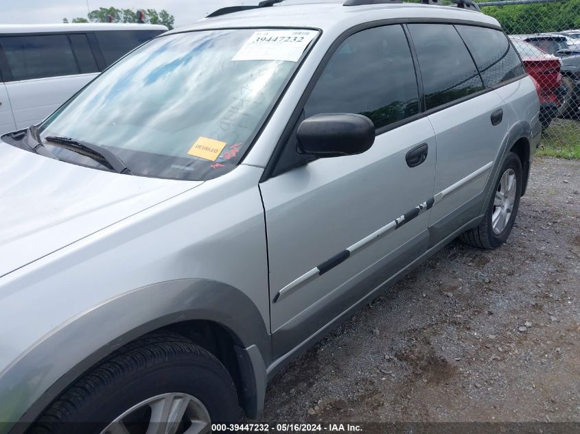 2005 Subaru Outback 2.5I VIN: 4S4BP61C357381529 Lot: 39447232