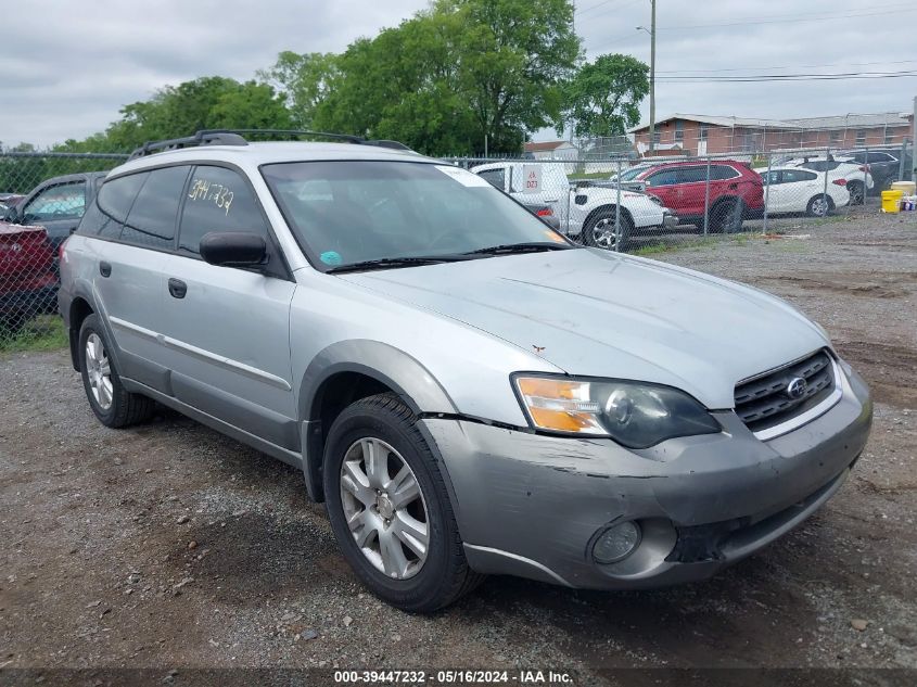 2005 Subaru Outback 2.5I VIN: 4S4BP61C357381529 Lot: 39447232