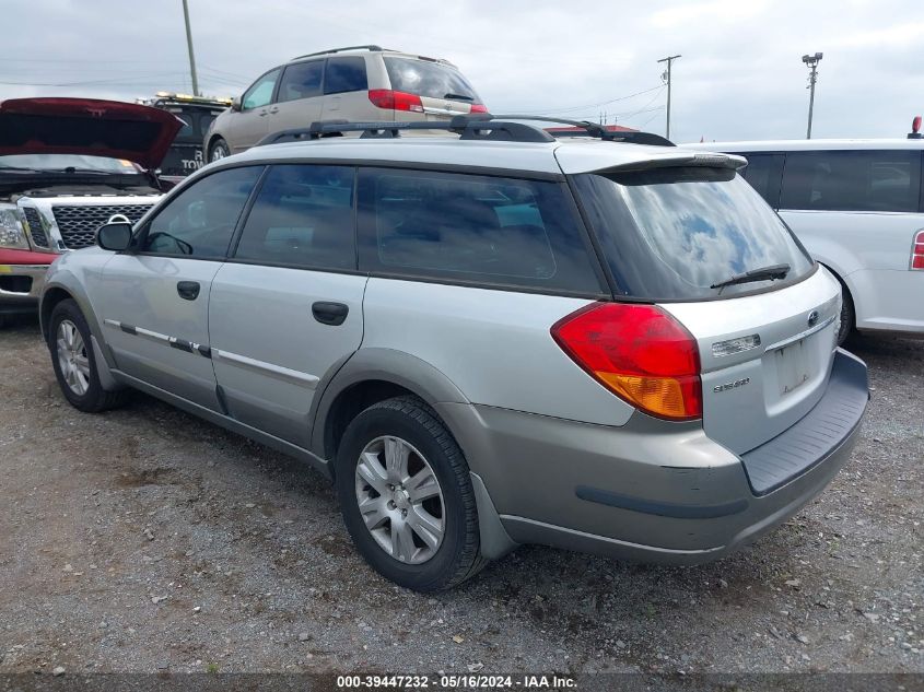 2005 Subaru Outback 2.5I VIN: 4S4BP61C357381529 Lot: 39447232