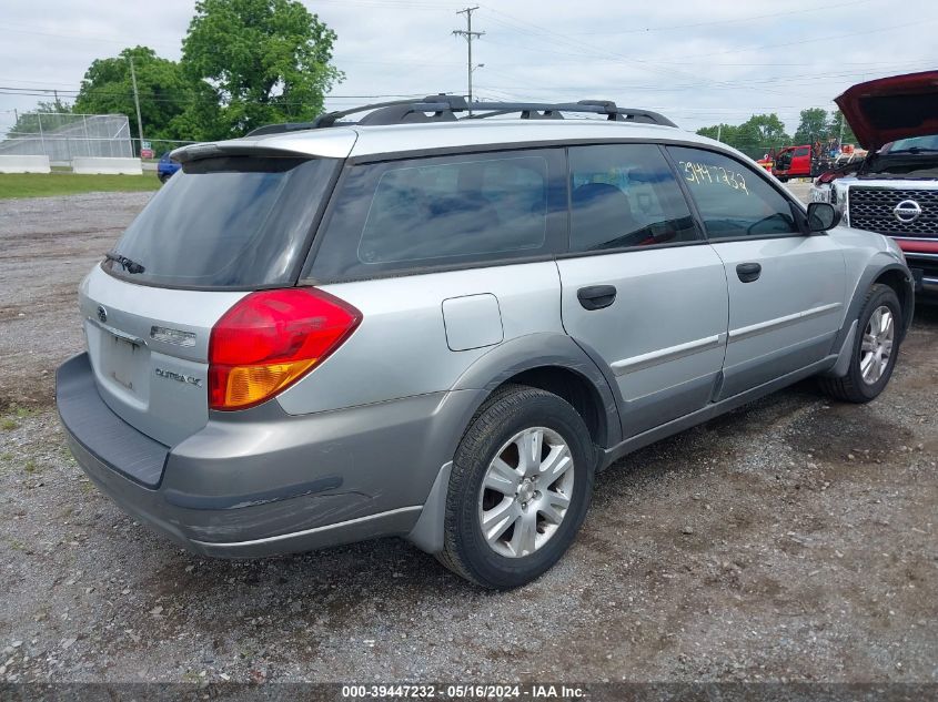 2005 Subaru Outback 2.5I VIN: 4S4BP61C357381529 Lot: 39447232