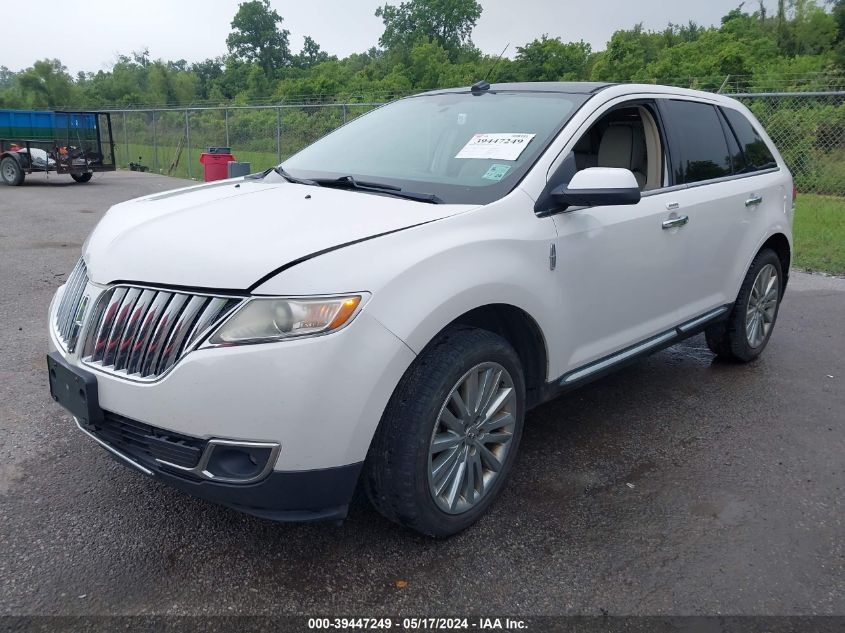 2011 Lincoln Mkx VIN: 2LMDJ6JK2BBJ18294 Lot: 39447249