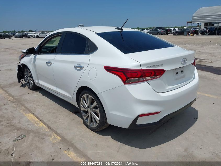 2022 Hyundai Accent Limited VIN: 3KPC34A62NE188985 Lot: 39447268