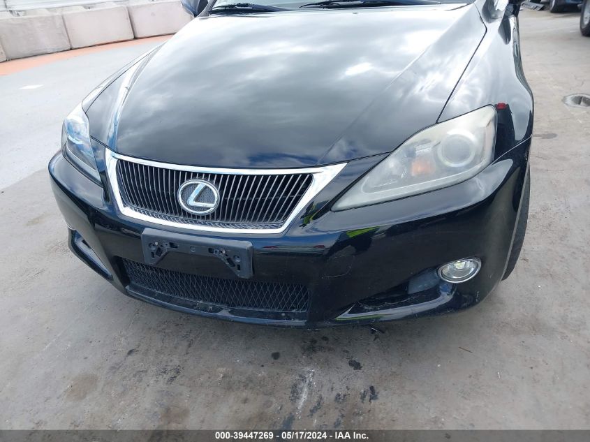 2011 Lexus Is 250C VIN: JTHFF2C29B2519328 Lot: 39447269