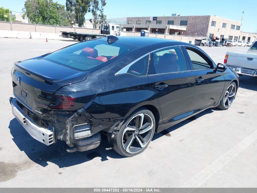 2019 Honda Accord Sport VIN: 1HGCV1F38KA023658 Lot: 39447282