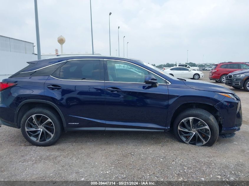 2017 Lexus Rx 450H VIN: 2T2BGMCA8HC011065 Lot: 39447314