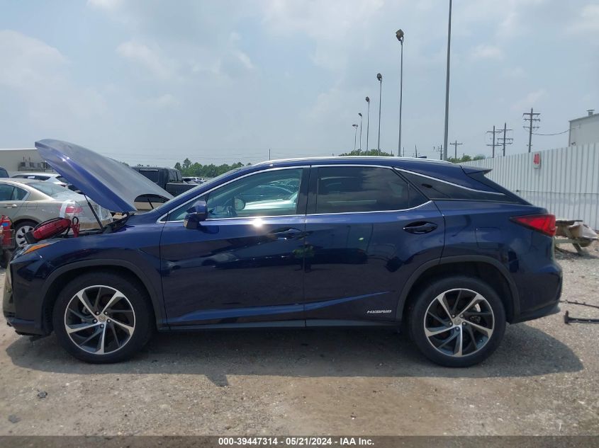 2017 Lexus Rx 450H VIN: 2T2BGMCA8HC011065 Lot: 39447314