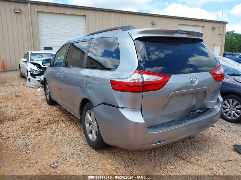 05TDKK3DC8FS59136 2015 Toyota Sienna Le