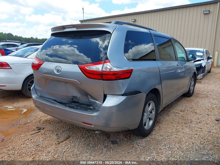 05TDKK3DC8FS59136 2015 Toyota Sienna Le