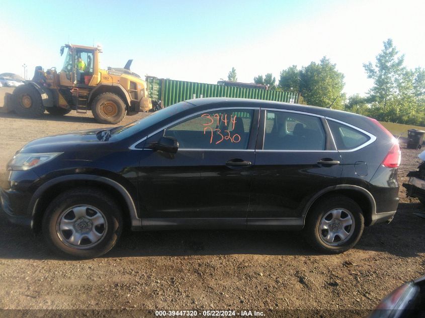 2015 Honda Cr-V Lx VIN: 5J6RM4H3XFL116860 Lot: 39447320