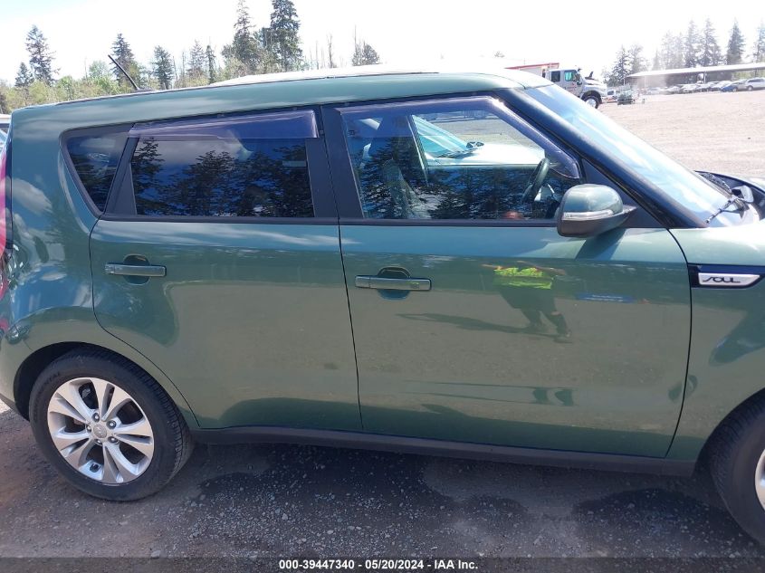 2014 Kia Soul + VIN: KNDJP3A56E7007478 Lot: 39447340