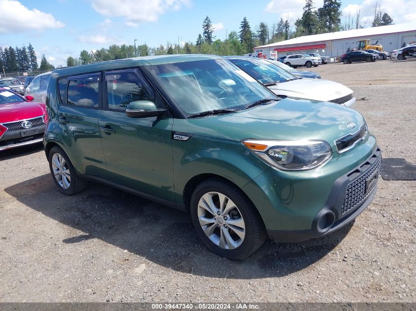 2014 Kia Soul + VIN: KNDJP3A56E7007478 Lot: 39447340