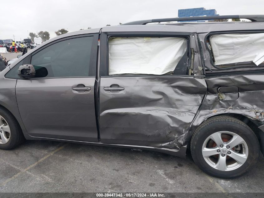 2015 Toyota Sienna Le 8 Passenger VIN: 5TDKK3DC9FS680835 Lot: 39447345