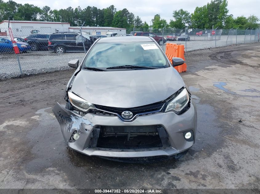 2015 Toyota Corolla Le VIN: 2T1BURHE4FC246985 Lot: 39447352