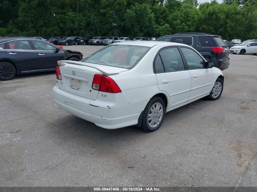 2005 Honda Civic Lx VIN: 2HGES16555H521535 Lot: 39447406