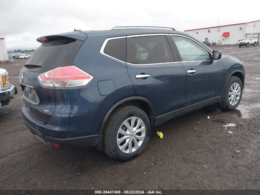 2016 Nissan Rogue S VIN: KNMAT2MV9GP594053 Lot: 39447408