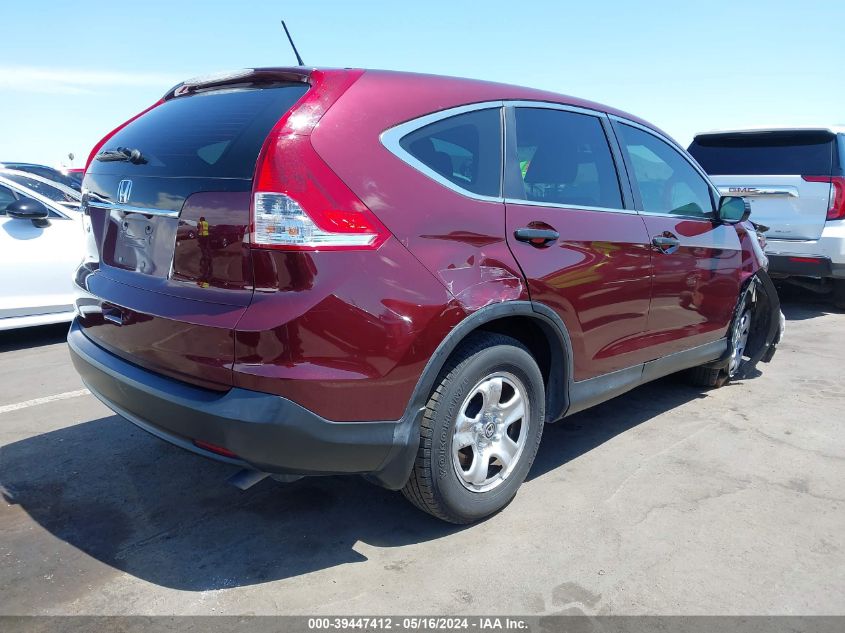 2014 Honda Cr-V Lx VIN: 5J6RM3H31EL015330 Lot: 39447412