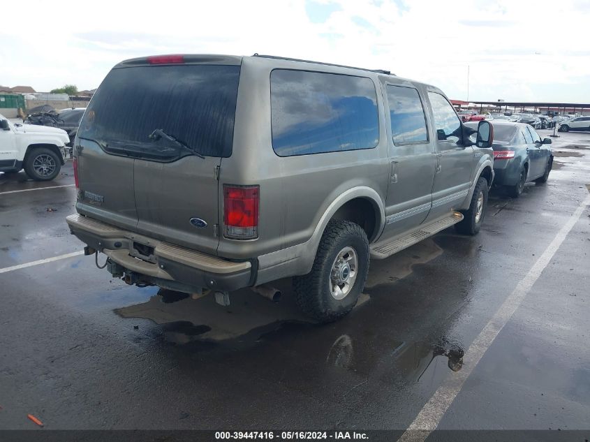 2004 Ford Excursion Limited VIN: 1FMSU43P34ED08345 Lot: 39447416