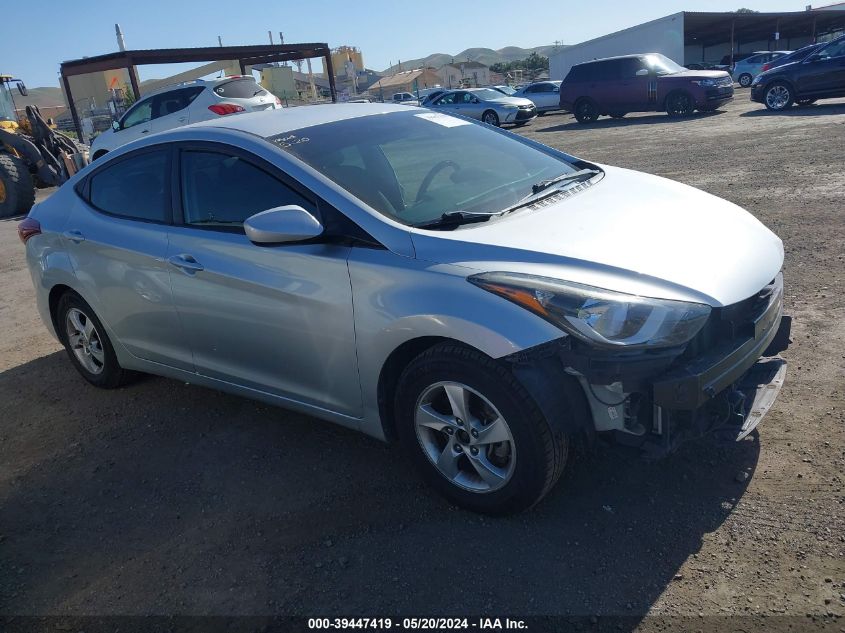 2014 Hyundai Elantra Se VIN: 5NPDH4AE1EH516535 Lot: 39447419