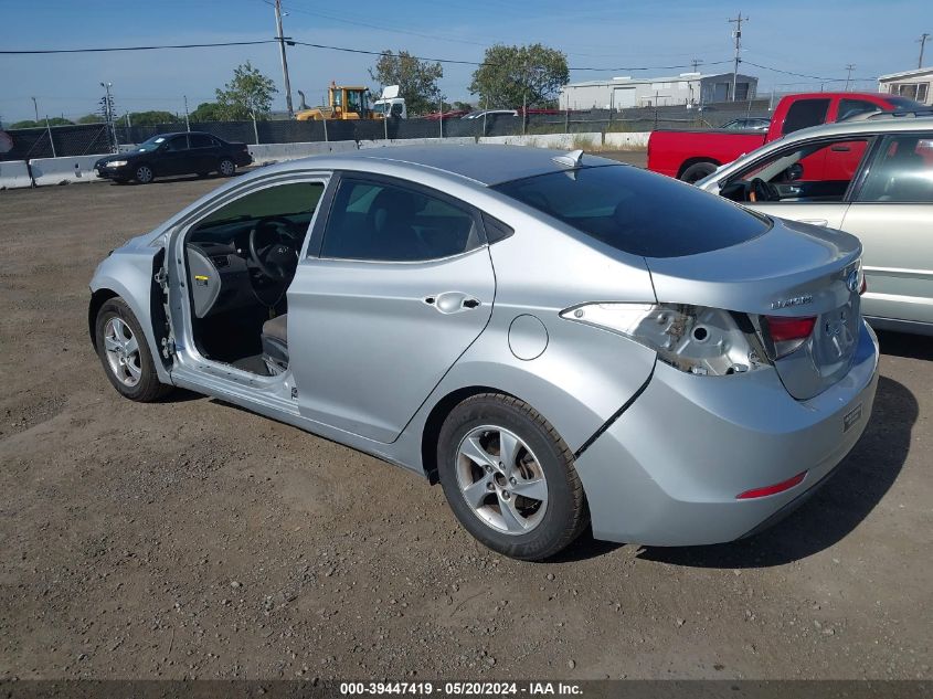 2014 Hyundai Elantra Se VIN: 5NPDH4AE1EH516535 Lot: 39447419