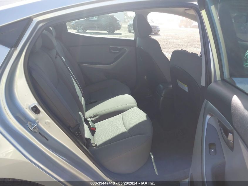 2014 Hyundai Elantra Se VIN: 5NPDH4AE1EH516535 Lot: 39447419