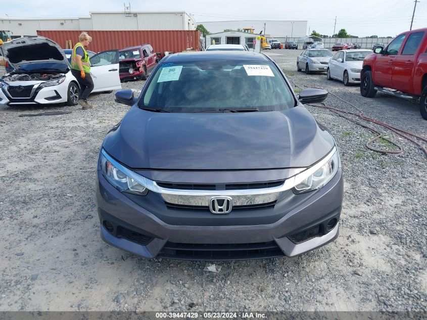 2018 Honda Civic Ex VIN: 2HGFC2F86JH576362 Lot: 39447429