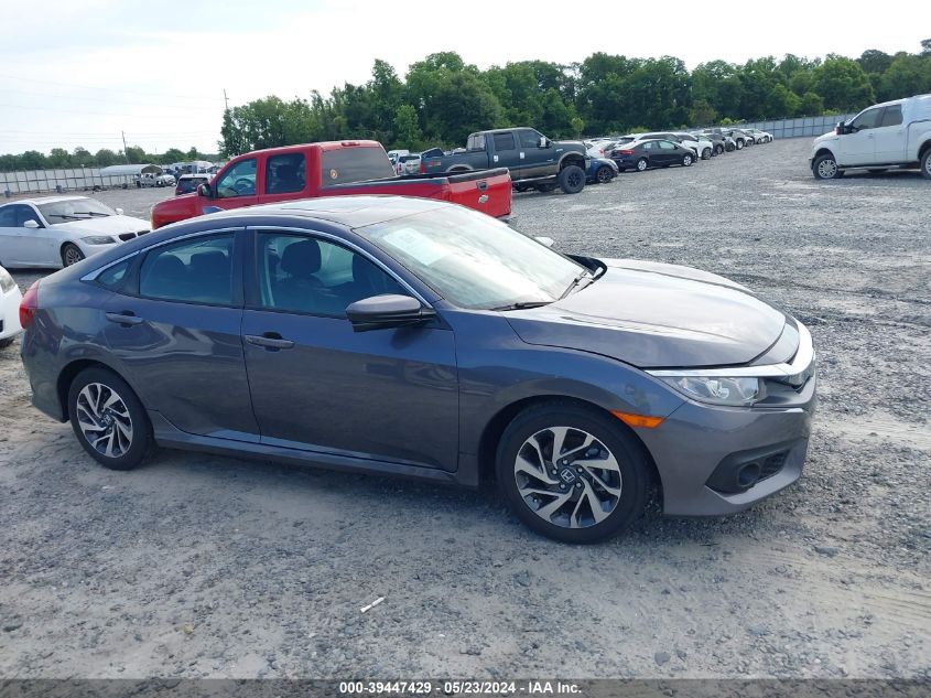 2018 Honda Civic Ex VIN: 2HGFC2F86JH576362 Lot: 39447429
