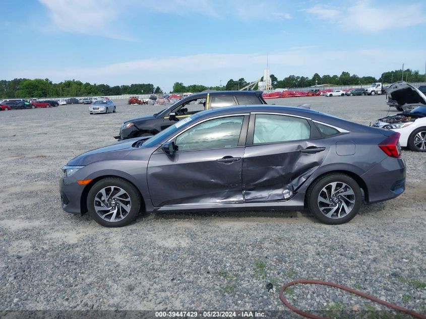 2018 Honda Civic Ex VIN: 2HGFC2F86JH576362 Lot: 39447429