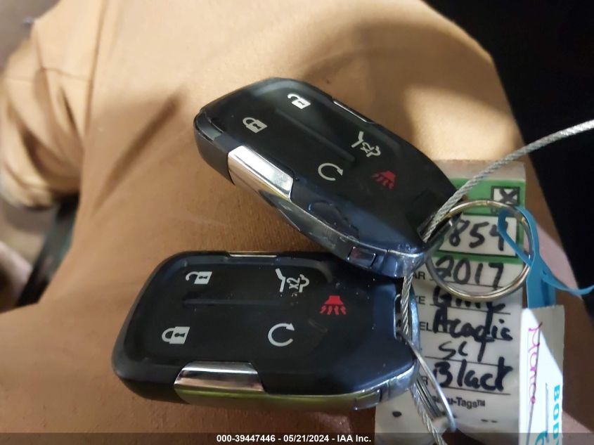 2017 GMC Acadia Slt-1 VIN: 1GKKNULS0HZ297135 Lot: 39447446