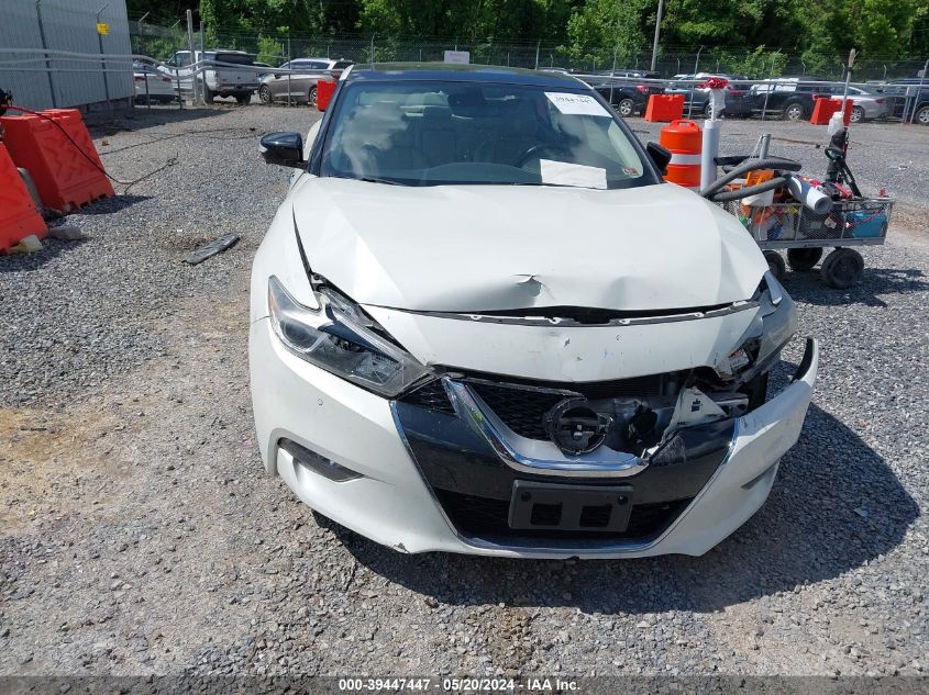 2017 Nissan Maxima 3.5 Platinum VIN: 1N4AA6AP6HC381725 Lot: 39447447