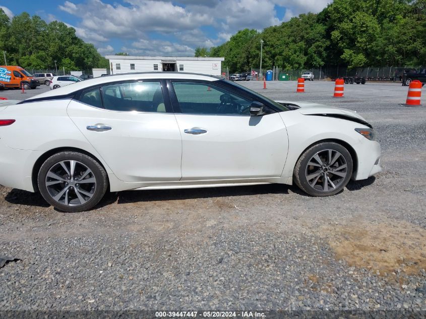 2017 Nissan Maxima 3.5 Platinum VIN: 1N4AA6AP6HC381725 Lot: 39447447