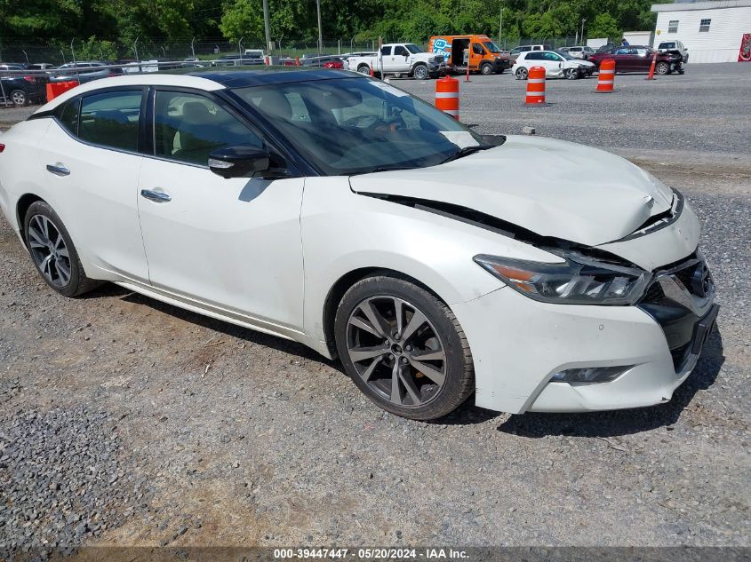 2017 Nissan Maxima 3.5 Platinum VIN: 1N4AA6AP6HC381725 Lot: 39447447