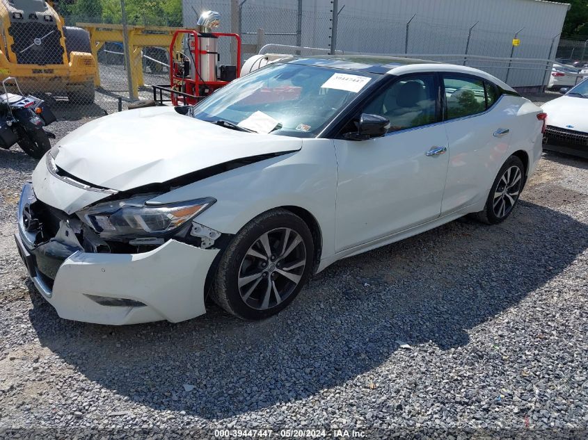 2017 Nissan Maxima 3.5 Platinum VIN: 1N4AA6AP6HC381725 Lot: 39447447