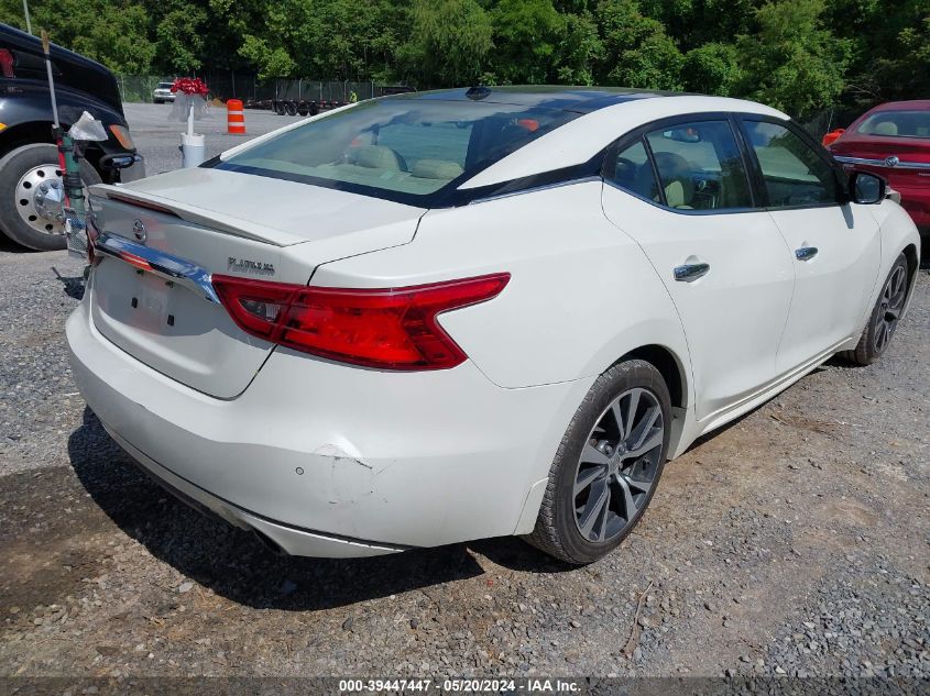 2017 Nissan Maxima 3.5 Platinum VIN: 1N4AA6AP6HC381725 Lot: 39447447