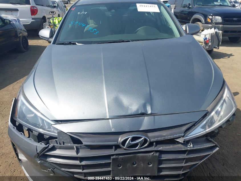 2019 Hyundai Elantra Sel VIN: KMHD84LF5KU7365 Lot: 39447453