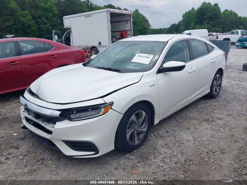 2019 Honda Insight Lx VIN: 19XZE4F15KE007567 Lot: 39447466