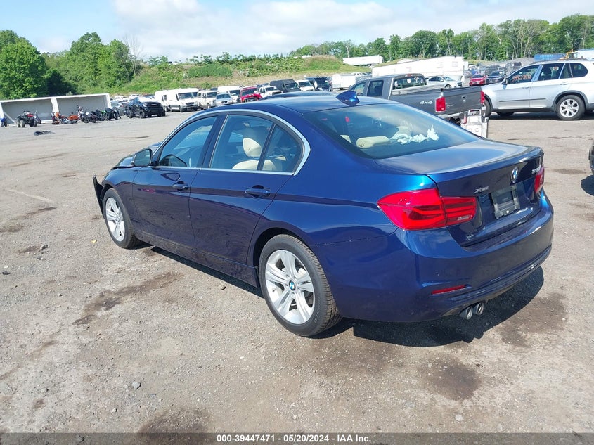 2018 BMW 330I XDRIVE VIN: WBA8D9C51JA608394