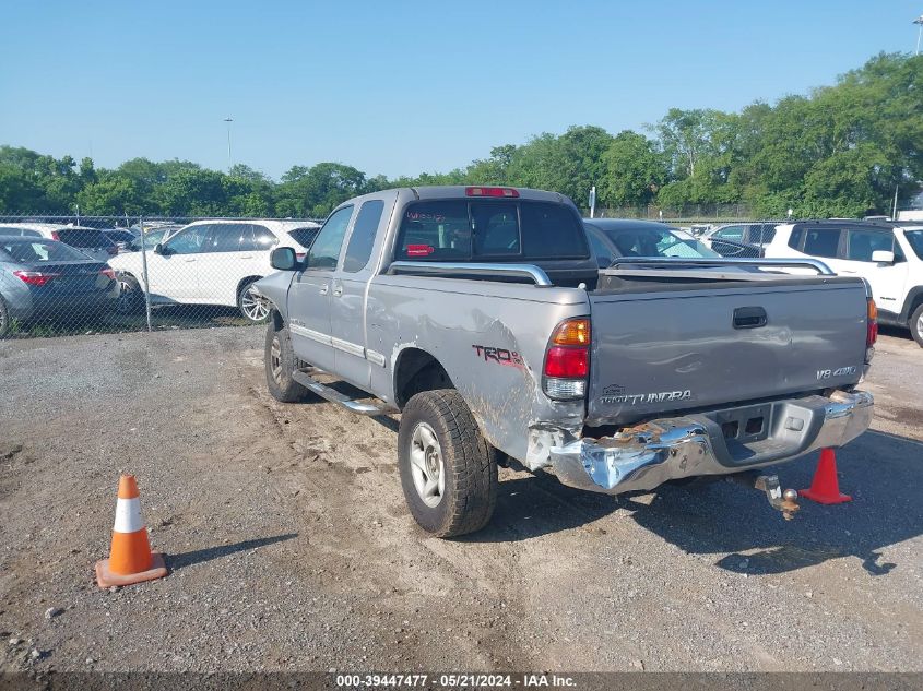 2000 Toyota Tundra Ltd V8 VIN: 5TBBT481XYS052371 Lot: 39447477