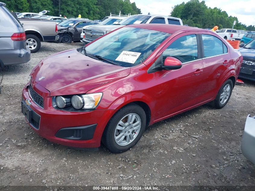 2014 Chevrolet Sonic Lt Auto VIN: 1G1JC5SH9E4156588 Lot: 39447488