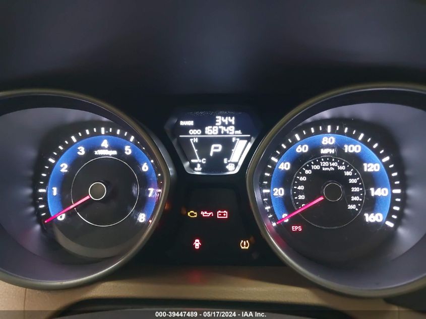 2013 Hyundai Elantra Gls VIN: 5NPDH4AE1DH248147 Lot: 39447489