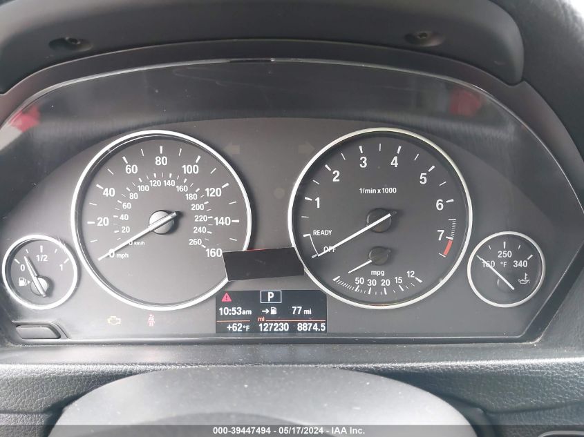 2014 BMW 320I VIN: WBA3B1C5XEK133488 Lot: 39447494