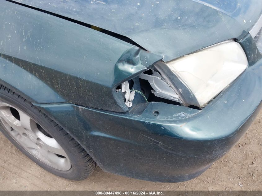 1999 Mazda Protege Es VIN: JM1BJ2218X0142503 Lot: 39447498