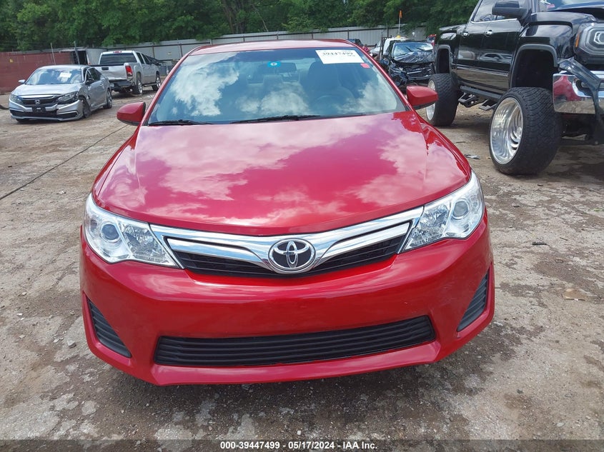 2012 Toyota Camry Le VIN: 4T1BF1FK0CU524229 Lot: 39447499