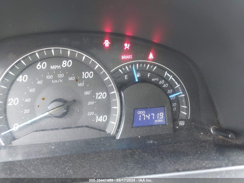 2012 Toyota Camry Le VIN: 4T1BF1FK0CU524229 Lot: 39447499