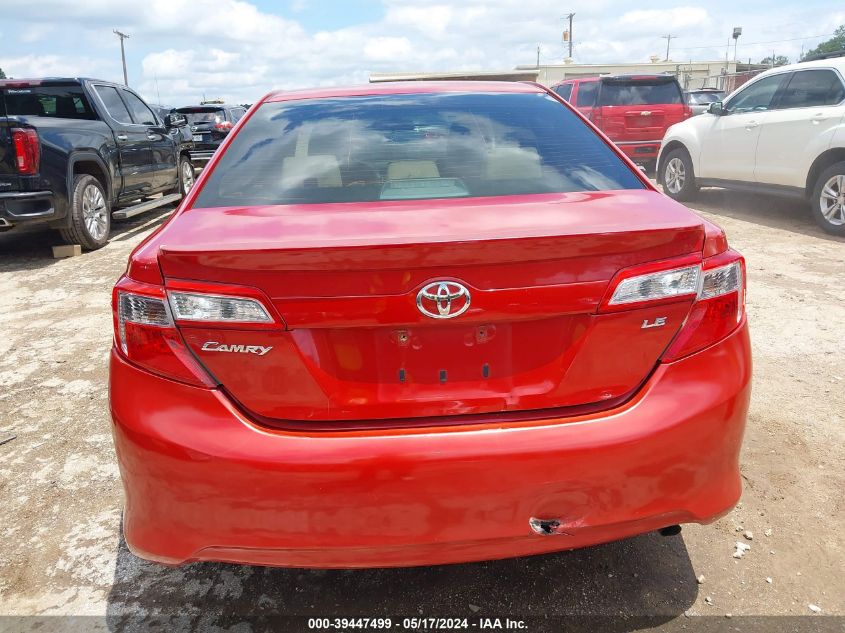 2012 Toyota Camry Le VIN: 4T1BF1FK0CU524229 Lot: 39447499