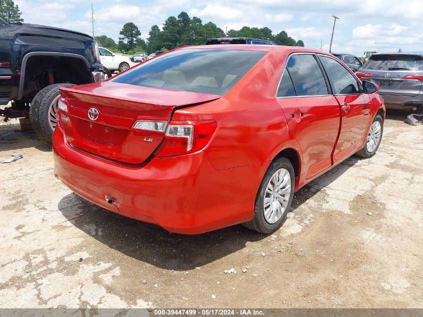 2012 Toyota Camry Le VIN: 4T1BF1FK0CU524229 Lot: 39447499