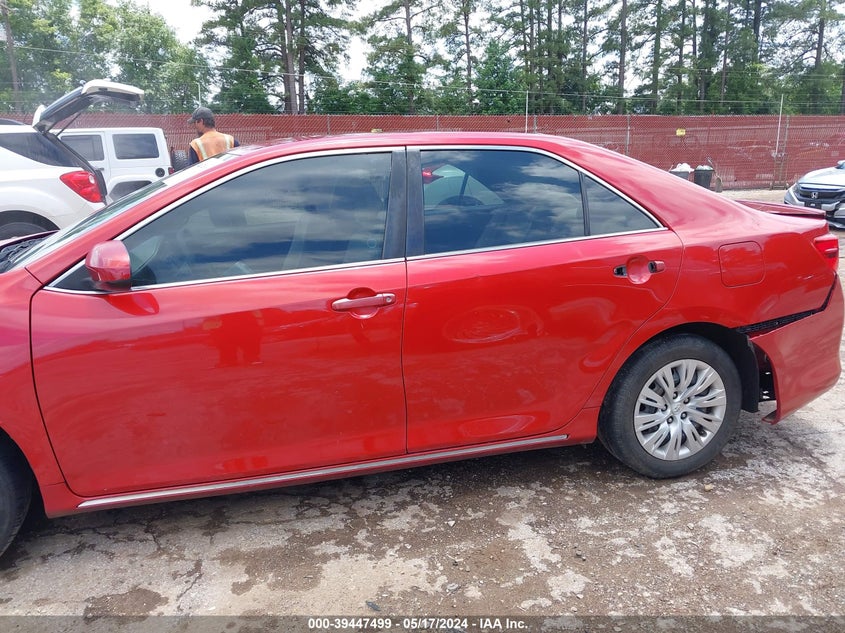 2012 Toyota Camry Le VIN: 4T1BF1FK0CU524229 Lot: 39447499
